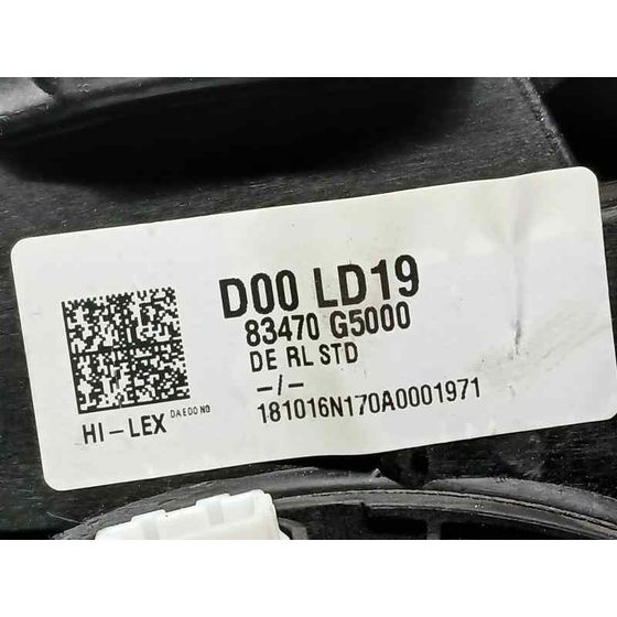 Elevalunas Trasero Izquierdo para Kia Niro