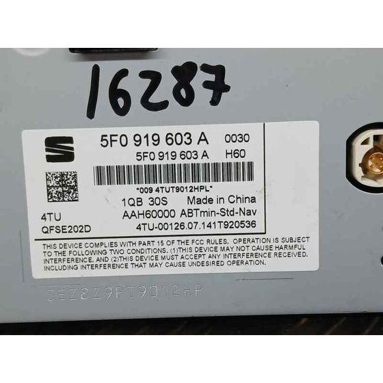 Sistema Navegacion Gps para Seat Leon St (5F8)