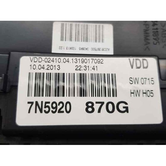 Cuadro Instrumentos para Seat Alhambra (710)