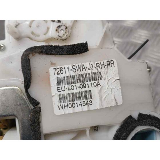 Cerradura Puerta Trasera Derecha para Honda Cr-V (Re)