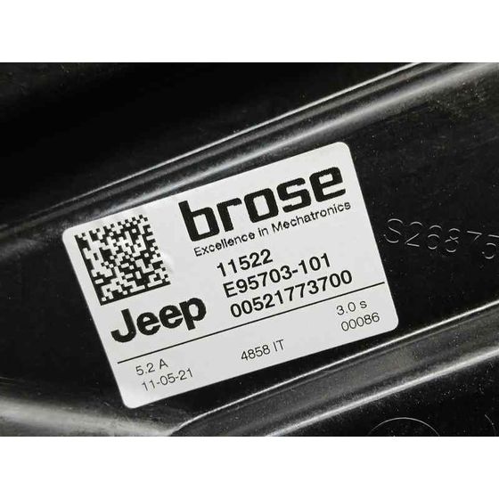 Elevalunas Trasero Derecho para Jeep Compass Ii