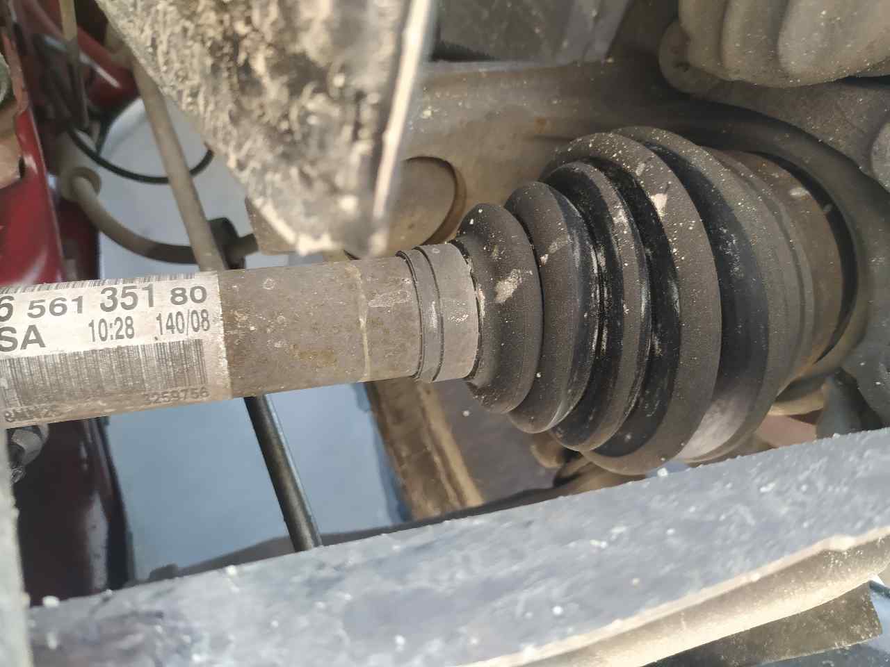 Transmision Delantera Izquierda para Peugeot 207